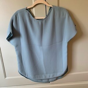 In Good Company Light Blue blouse